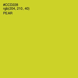 #CCD228 - Pear Color Image