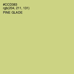 #CCD383 - Pine Glade Color Image