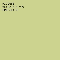 #CCD38E - Pine Glade Color Image