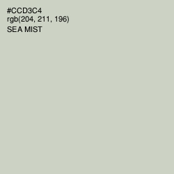 #CCD3C4 - Sea Mist Color Image