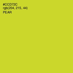 #CCD72C - Pear Color Image