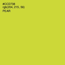#CCD738 - Pear Color Image