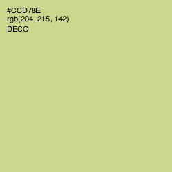 #CCD78E - Deco Color Image