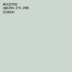 #CCD7D0 - Conch Color Image