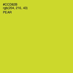 #CCD82B - Pear Color Image