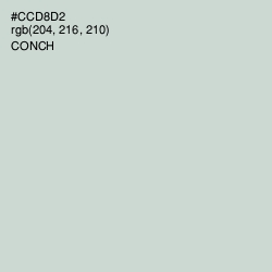 #CCD8D2 - Conch Color Image