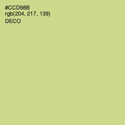 #CCD98B - Deco Color Image