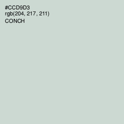 #CCD9D3 - Conch Color Image