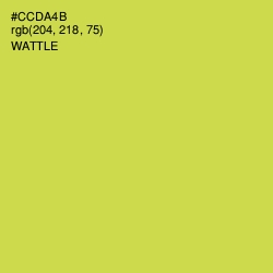 #CCDA4B - Wattle Color Image