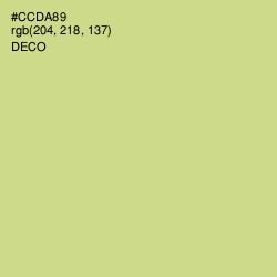 #CCDA89 - Deco Color Image