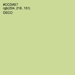 #CCDA97 - Deco Color Image