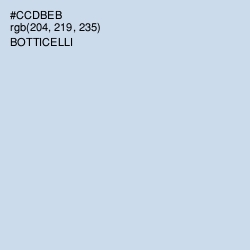 #CCDBEB - Botticelli Color Image