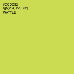 #CCDC52 - Wattle Color Image