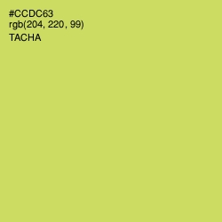 #CCDC63 - Tacha Color Image