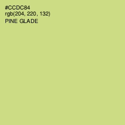#CCDC84 - Pine Glade Color Image