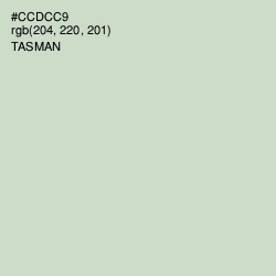 #CCDCC9 - Tasman Color Image