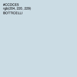 #CCDCE5 - Botticelli Color Image