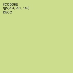 #CCDD8E - Deco Color Image