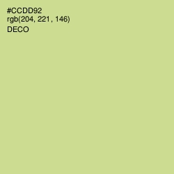 #CCDD92 - Deco Color Image