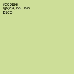 #CCDE98 - Deco Color Image