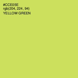 #CCE05E - Yellow Green Color Image