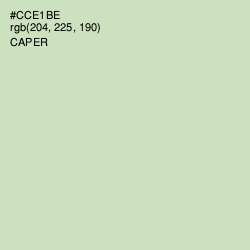 #CCE1BE - Caper Color Image