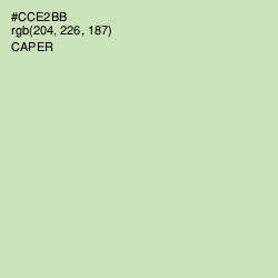 #CCE2BB - Caper Color Image