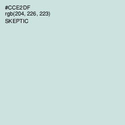#CCE2DF - Skeptic Color Image