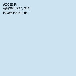 #CCE3F1 - Hawkes Blue Color Image