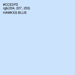 #CCE3FD - Hawkes Blue Color Image