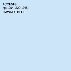 #CCE5F8 - Hawkes Blue Color Image