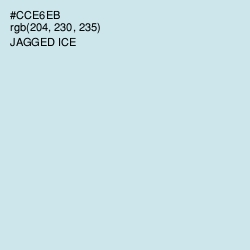 #CCE6EB - Jagged Ice Color Image