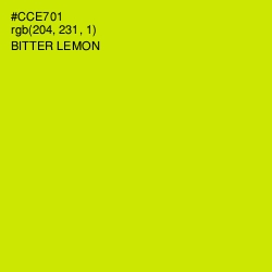 #CCE701 - Bitter Lemon Color Image