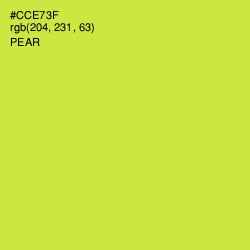 #CCE73F - Pear Color Image