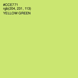 #CCE771 - Yellow Green Color Image