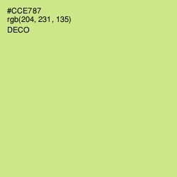 #CCE787 - Deco Color Image