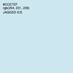 #CCE7EF - Jagged Ice Color Image