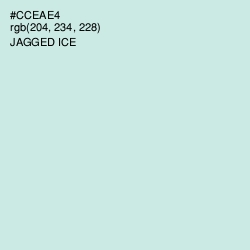 #CCEAE4 - Jagged Ice Color Image