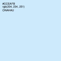 #CCEAFB - Onahau Color Image