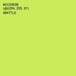 #CCEB5B - Wattle Color Image