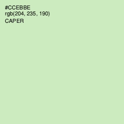 #CCEBBE - Caper Color Image