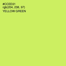 #CCEE61 - Yellow Green Color Image