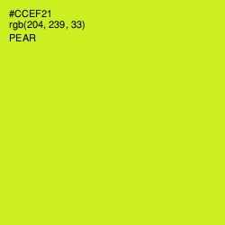 #CCEF21 - Pear Color Image