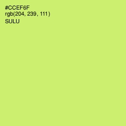 #CCEF6F - Sulu Color Image