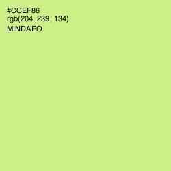 #CCEF86 - Mindaro Color Image