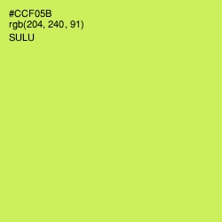 #CCF05B - Sulu Color Image