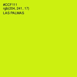#CCF111 - Las Palmas Color Image