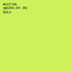 #CCF15A - Sulu Color Image