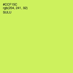 #CCF15C - Sulu Color Image