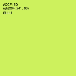 #CCF15D - Sulu Color Image